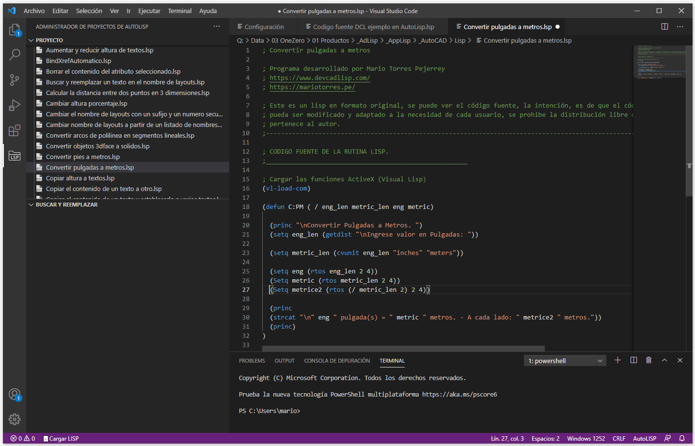 invadir herida Lectura cuidadosa Trabajar con proyectos y archivos fuente con Visual Studio Code | DevCADLisp invadir herida Lectura cuidadosa Trabajar con proyectos y archivos fuente con Visual Studio Code | DevCADLisp
