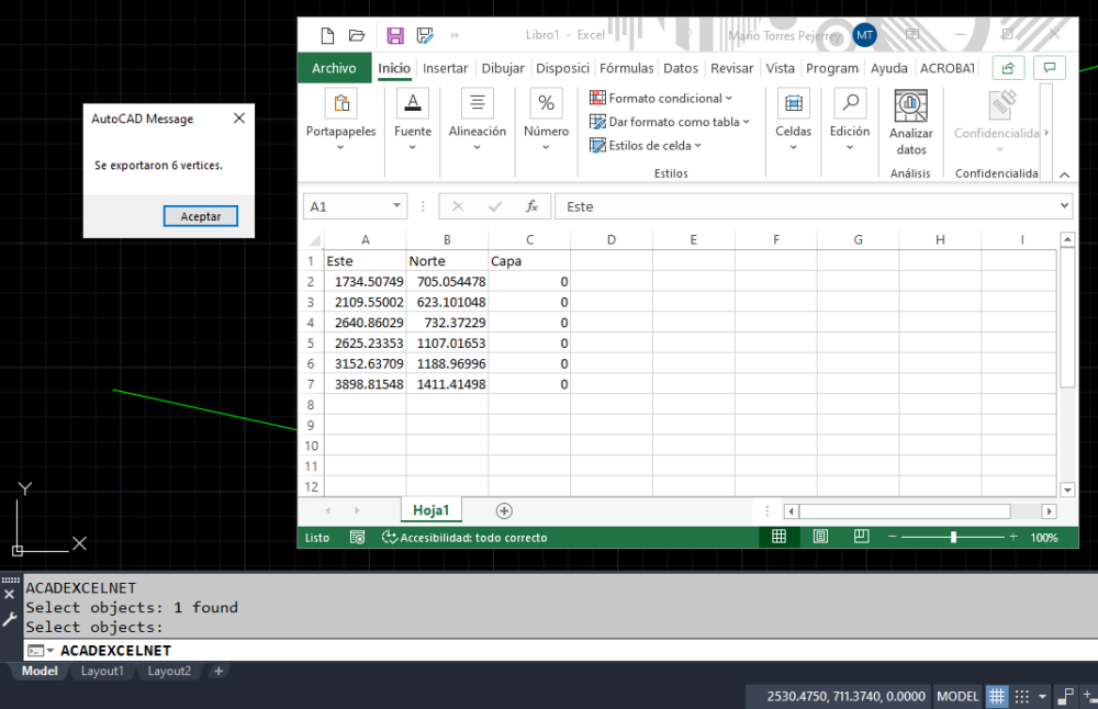 Proyecto Visual Basic NET Para Conectar AutoCAD Con Excel Mediante Una 