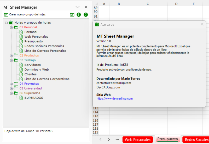 MT Sheet Manager